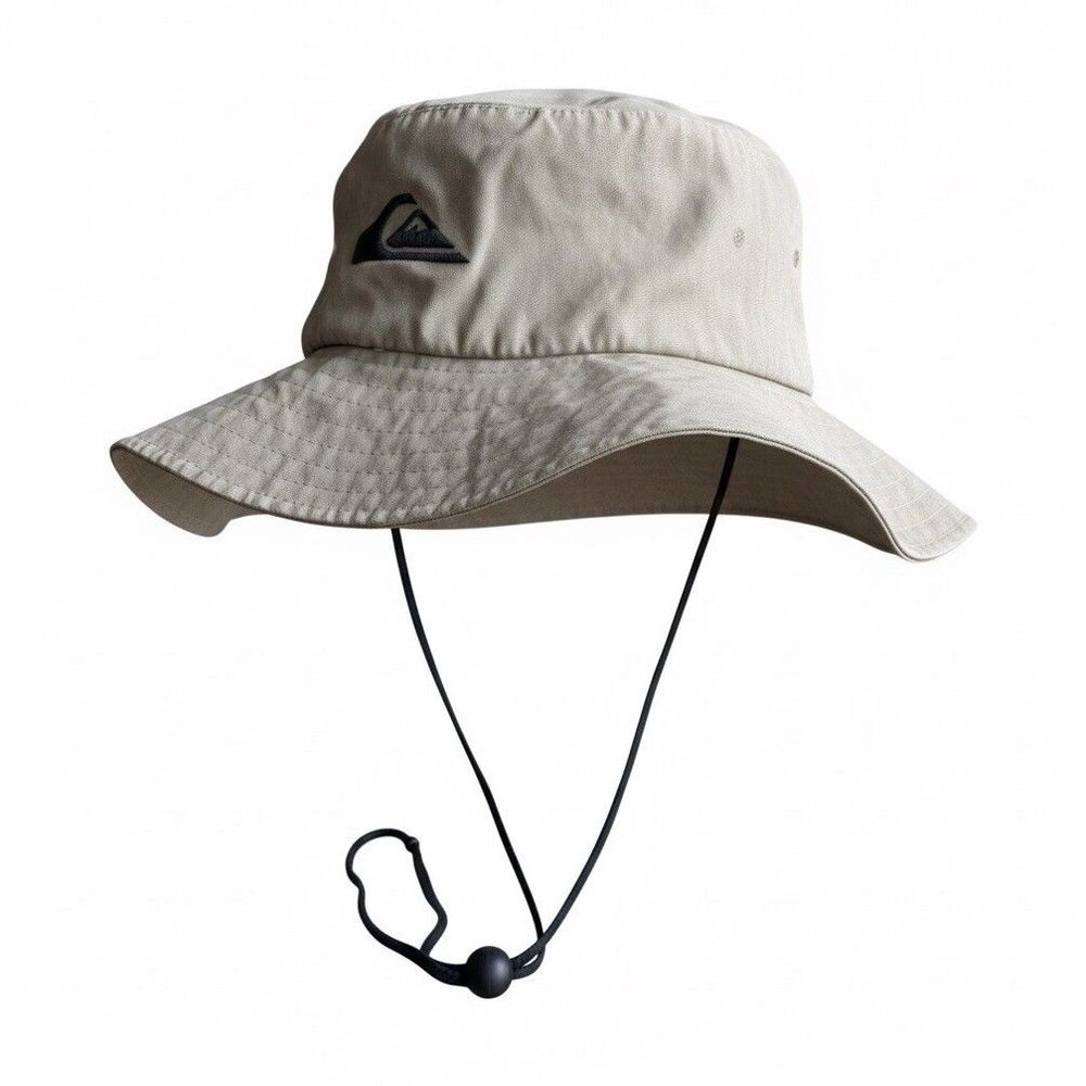 Quiksilver Beige bushmaster Boonie safari Hat Men's Outdoor Beach Summer L/XL